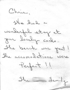 Guest Letter from August 2003